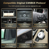 Android 13 GPS Navigation Head Unit for Mercedes-Benz GLK Android Head Unit wincago