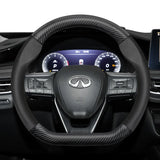 Matte Carbon Fiber Texture Cover for Infiniti Q50 Car Interior Accessory Hocasen