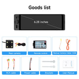6.28-Inch Single Din Multimedia Player for Universal Vehicles