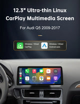 12.3 Inch Wireless CarPlay Android Auto Screen for Audi Q5 Android Head Unit wincago