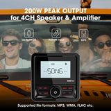 Marine Stereo Bluetooth FM AM Radio Waterproof