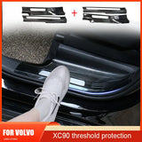 Premium Door Sill Protector for Volvo XC90 2015 Car Interior Accessory LINGLUYANG