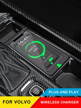 Fast Wireless Charger Board for Volvo XC60 2018-2024 Car Interior Accessory LINGLUYANG