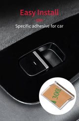 Chrome Window Button Trim for Tesla Model 3 Interior