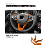 For Honda Accord 10th Gen & Inspire 2018-2022 Steering Wheel Boot Cover Trim Sticker Car Interior Accessories