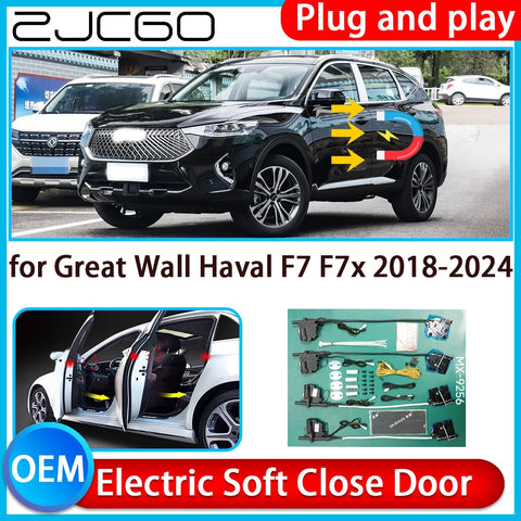 Automatic Electric Soft Close Door Kit for Haval F7 F7x 2018–2024 Car Interior Accessory ZJCGO Default Title