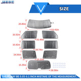 Sunshade Heat Insulation for Jeep Grand Commander 2006-2010 Car Interior Accessory HEBE