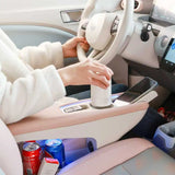 For Leapmotor T03 20-25 Car Leather Armrest Box Central Console Storage Wireless Fast Charging Armrest Organizer Accessories