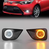 LED Fog Light DRL Turn Signal for Toyota Vios Car Interior Accessory MAGIC COLORM
