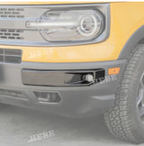 ABS Chrome Fog Light Cover for Ford Bronco Sport 2021-2025