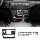ABS Interior Trim Cover for Jeep Wrangler JL 2018-2024