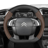 Carbon Fiber Steering Wheel Cover for Citroen C3