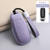 PU Car Key Case Cover for Aion S V Y Lx Gm8 Ga6 Sgs7 Gs5 J14 J16 Leather Car Key Accessory