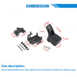 A-Pillar Top Handle Phone Holder for Jeep JL 2024+