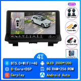 Android 15 Navigation System with CarPlay for Audi Q3 2011–2018