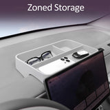 For Leapmotor B01 B10 Central Control Screen Dashboard Rear Silicone Storage Box Organizer Tray Car Interior Accessories Car