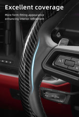 Carbon Fiber Steering Wheel Cover for Audi A4 A6 Q5