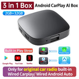 Smart AI Box Wired to Wireless CarPlay 2G+64G Kit CarPlay Adapter AKAMATE AI36
