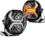 4 Inch Car Led Work Light Bar 12v Amber DRL Driving Light Spotlight for Jeep Offroad Boat Tractor Truck 4x4 SUV ATV LED Work