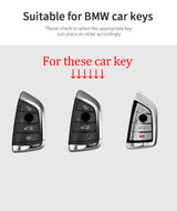 Suede car key case for BMW for 1 3 5 7 Series x1 x3 x5 x7 Car Key Case OEM