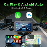 GPS Navigation Screen 5in HD Universal Motorcycle Android Head Unit Aoocci