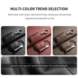 Leather Car Key Case Cover For GAC Trumpchi GA6 SGS7 GA4 GS5 GS3 GS4 GM8 GA3 Legend GS8 Empow J14 J15 J16 J11 J12 J13 Keychai