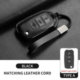 Leather Car Key Case Cover For Volkswagen Golf 7 MK7 Jetta Lavida Keychain Cover