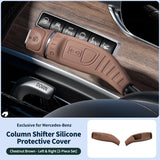 For Mercedes-Benz (2014-2023) E-Class E200 E300 E450 Car Silicone Wiper Gear Shift Lever & Turn Signal Handle Protector Cover