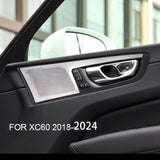 Stainless Door Speaker Trim for Volvo XC60 2018-2025 Car Interior Accessory LINGLUYANG