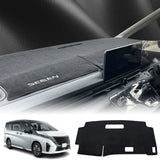 Premium Plush Dashboard Cover for Nissan Serena C28 2023–2026 Dashboard Mat CATUSIKI
