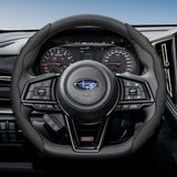 Breathable Leather Steering Wheel Cover for Subaru
