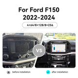 13.3" Android 13 GPS Navigation for Ford F-150 2022–2024 Android Head Unit Aotsr