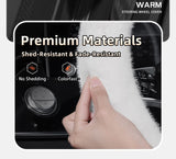 Warm Plush Steering Wheel Cover for Volkswagen Models