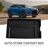 Lexus RX 2023 2024 Car Armrest Storage Box Center Console Organizer Tray Interior Accessories Stowing Tidying BLACK Armrest B