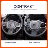 Steering Wheel Sequin Trim for Volvo S90 XC60 V90 S60 Car Interior Accessory LINGLUYANG