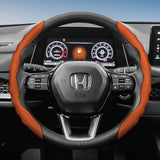 Breathable Leather Steering Wheel Cover for Honda