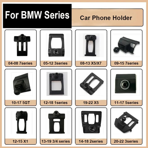 BMW F20 F30 F34 F07 G30 G11 X1 X2 X3 G01 X4 G02 X5 F15 Car Phone Holder Base Bracket Center Air Vent Mount Car Phone Holder O