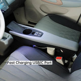 For Leapmotor T03 20-25 Car Leather Armrest Box Central Console Storage Wireless Fast Charging Armrest Organizer Accessories