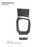 Center Console Panel Trim Frame Sticker for BMW 3er G20 G21 G28 Interior Custom Tuning Accessories Made of Alcantara