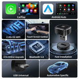 Wired to Wireless CarPlay Adapter for OEM Radio CarPlay Adapter AKAMATE