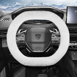 Peugeot Long Plush Warm Non-Slip Steering Wheel Cover