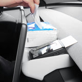 Rear Screen Storage box for Tesla Model Y Launch 2025 and Model 3 Highland 2024 Dashboard bracket Tissue Box Tray ECT Panel D