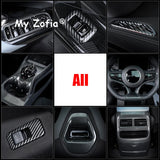 For BYD Seal EV 2023 2024 2025 ABS Carbon Fiber Center Console Gear Armrest Box Panel Cover Trim Decoration Stickers Accessor