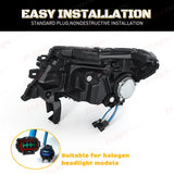 LED Headlights Turn Signal DRL for Navara 2014-2021 Car Interior Accessory MAGIC COLORM