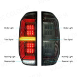 Multifunctional LED Tail Lights for Toyota Tundra 2014-2021 LED Ambient Light MAGIC COLORM