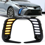LED DRL Fog Light Assembly for Toyota Corolla 2019-2022 Car Interior Accessory MAGIC COLORM