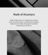 For BMW X1 F48 (2016-2022) Made of Alcantara Center Console Handbrake Button Knob Trim Sticker Car Interior Accessory OEM