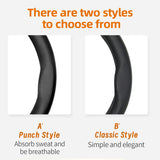Breathable Leather Wheel Cover for Land Rover Discovery Car Interior Accessory Hocasen