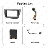 Car Radio Frame Bezel Mounting Trim for Seat Leon 2 Car Interior Accessory AKAMATE