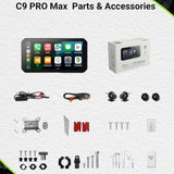 Android Head Unit 1080P Dash Cam for Universal Motorcycle Android Head Unit Aoocci